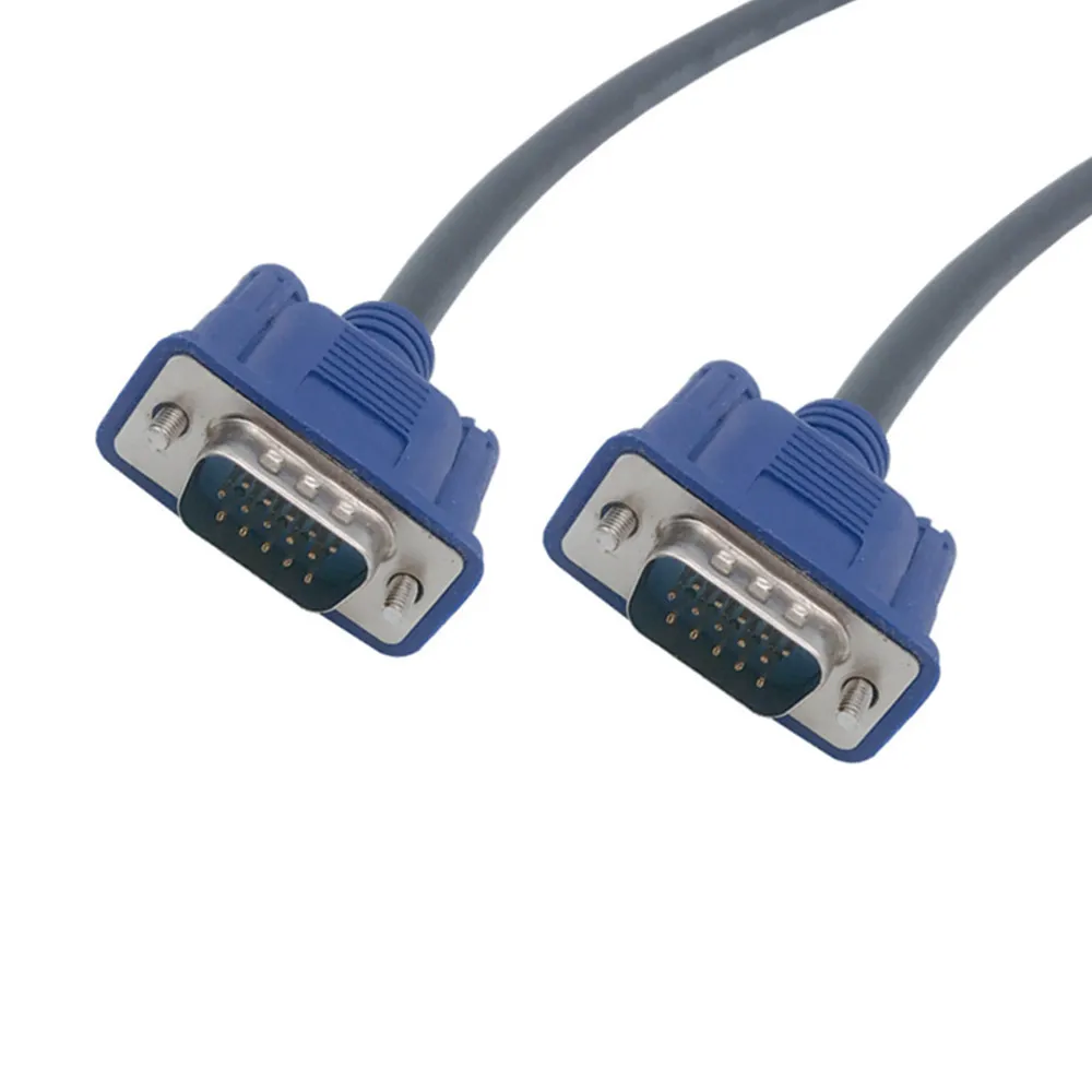 male to male 25 см 0,25 м HD15Pin VGA D-Sub короткий видео кабель мужчин и мужчин m/M мужчин и женщин RGB кабель для монитора - Цвет: male to male