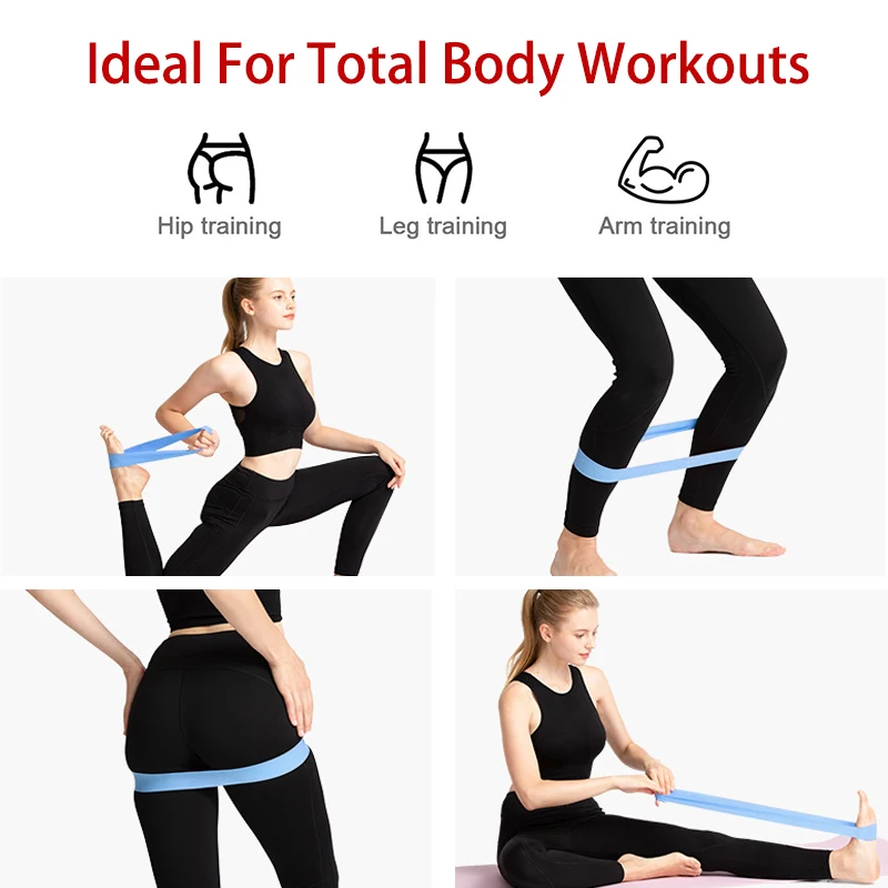 Резиновые ленты эластичные для фитнеса йоги резинки тренировки экспандер