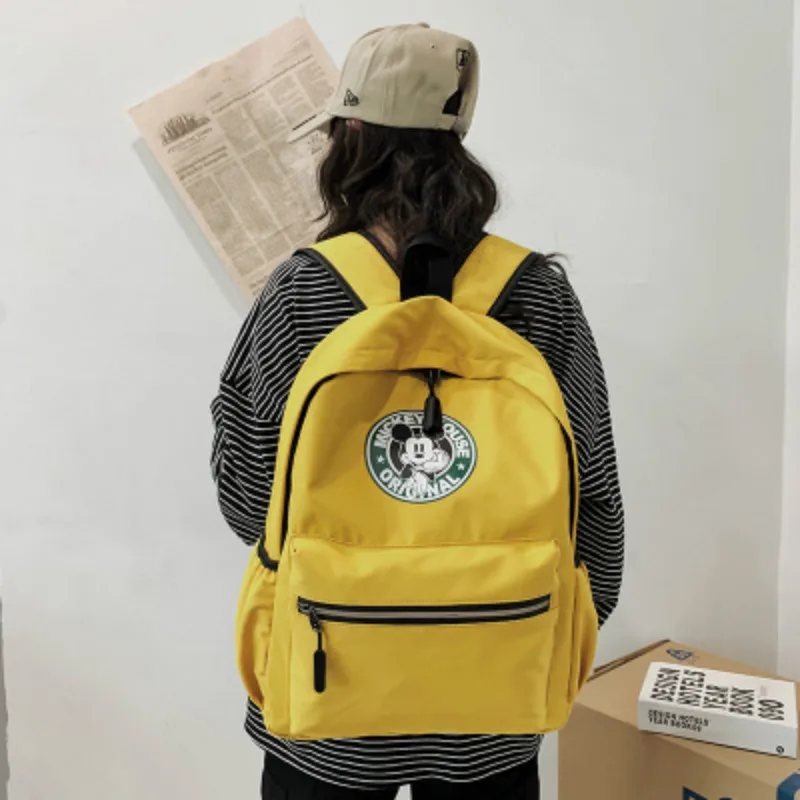 

Disney mickey mouse boy girl High capacity backpack cartoon school bag handbag cute shoulder bag