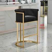light luxury bar bar chair net red sofa bar stool front desk coffee restaurant casual backrest high table stool