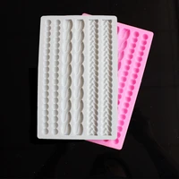 new linen silicone fondant mould cake lace decoration tool diy chocolate fudge baking kitchen accessories