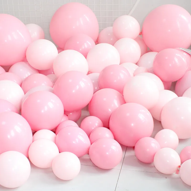 

5/10/18/36 дюймов, Чистый Розовый, Женский Круглый Гелиевый шар, украшение для дня рождения