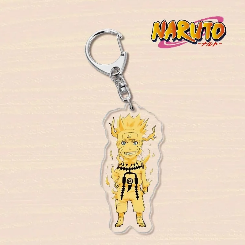Брелок с символикой Наруто Аниме милым изображением мультяшного персонажа Стиль