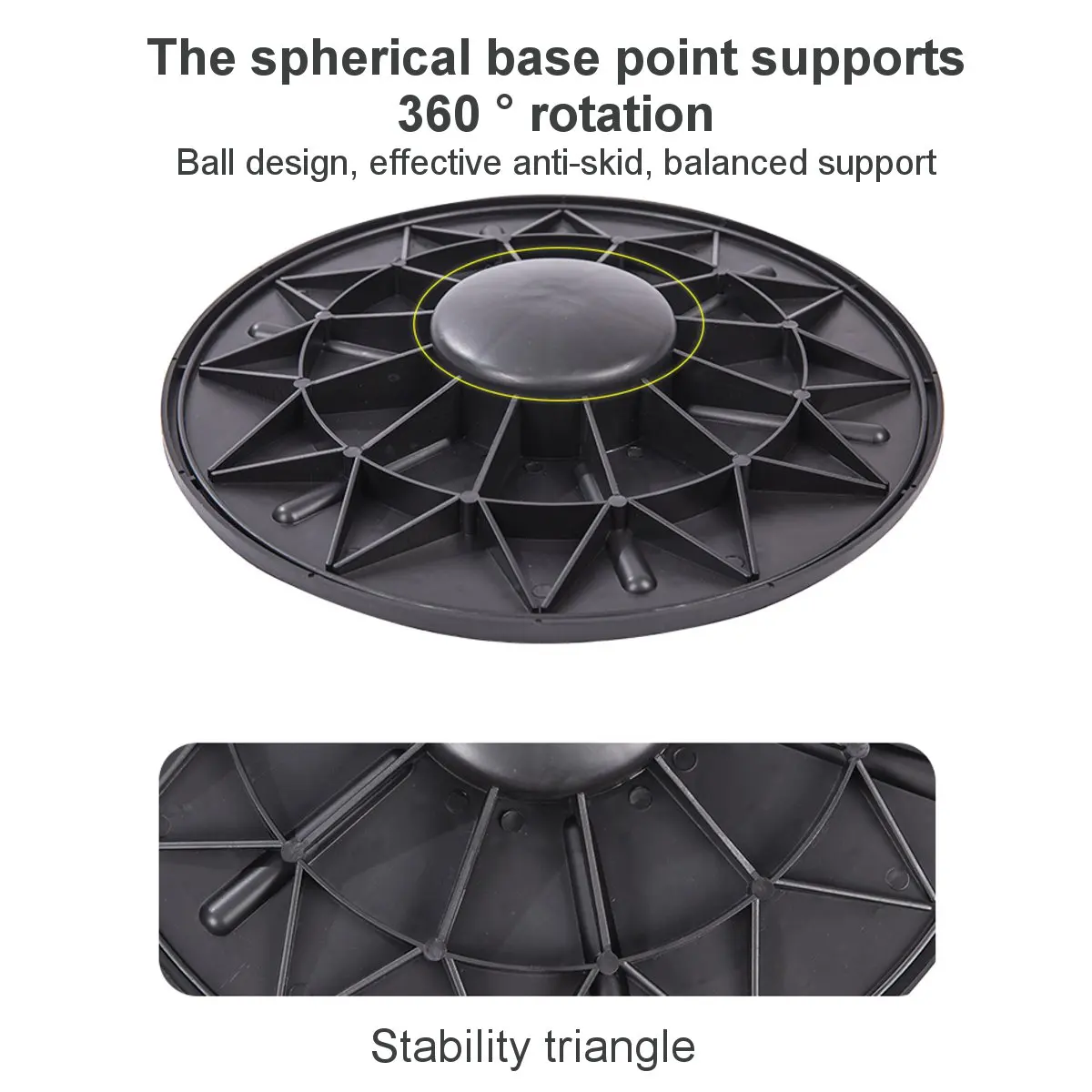 Скручивающиеся доски ABS круглая балансировочная доска тренажер для занятий