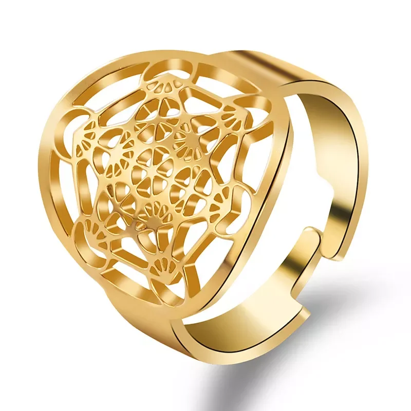 Skyrim Ангел уплотнение Archangel Metatron кольца из нержавеющей стали секреты кабалистов