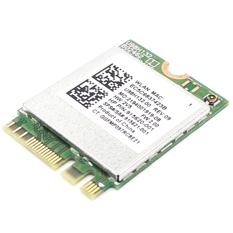 RTL8821CE 802.11AC 1X1 Wi-Fi + BT 4 2 комбо адаптер карта SPS 915621-001 беспроводная сетевая для Hp ProBook