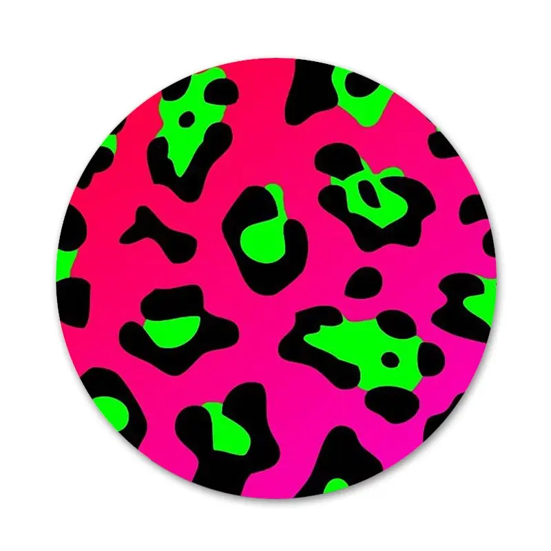 Яркий значок с изображением тигра и леопарда для одежды рюкзака декоративный