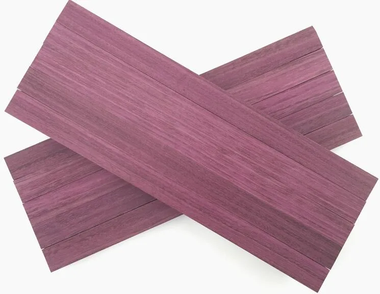 2 sets Wood DIY Purple Heart Sappan Purple Core Wood Violet Purple Wood DIY Handmade Raw Materials Wood Craft