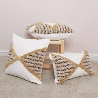 decorative throw cushion cover pillow cover 30x50cm45x45cm beige diamond for home decoration living room sofa bed couch chair