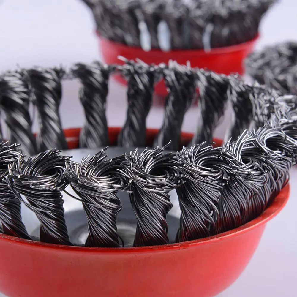 Стальной роторный шарнир узел плоский провод колесо чашка щетка диск Удаление