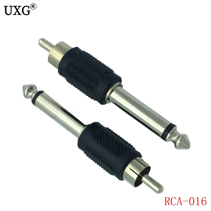 6 5 мм 35 моно папа AV аудио штекер RCA мужской Джек адаптер Пластиковый материал мама
