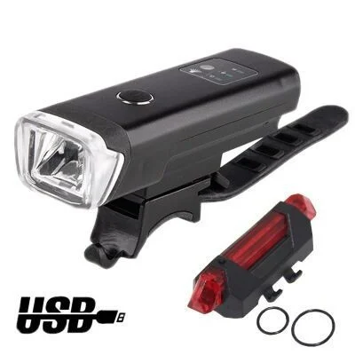 

Bicycle headlights touch light sense USB headlights bicycle headlights ride mountain bike headlights ride preparation