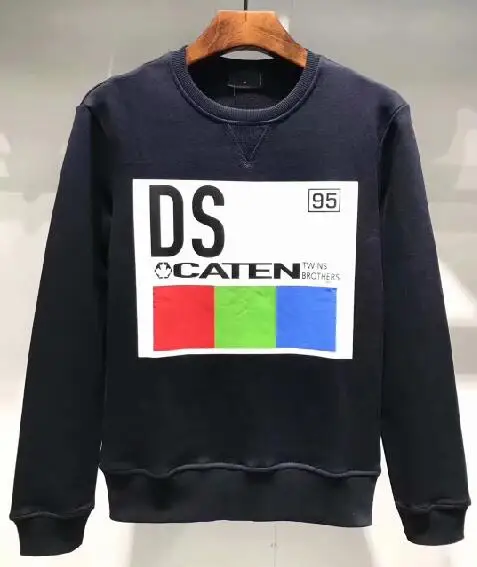 DSENQI новые DSQ толстовки с принтом худи унисекс повседневные толстовки DS299