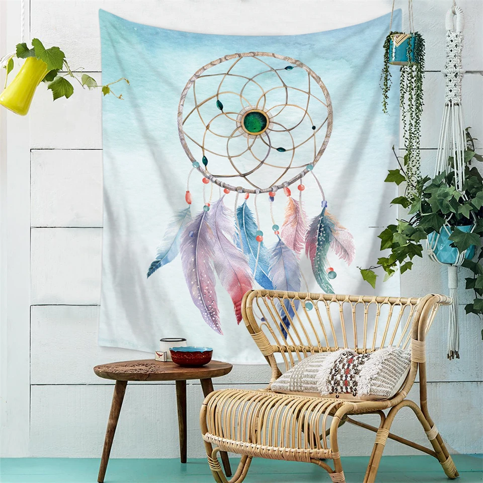 Slwdream декоративный гобелен Кровать Простыня Толстая фланелевая одеяло на стену