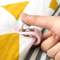 6pcs quilt holder sheet cover anti running buckle winter safety needle free non slip quilt cover clip fixer bed accessories