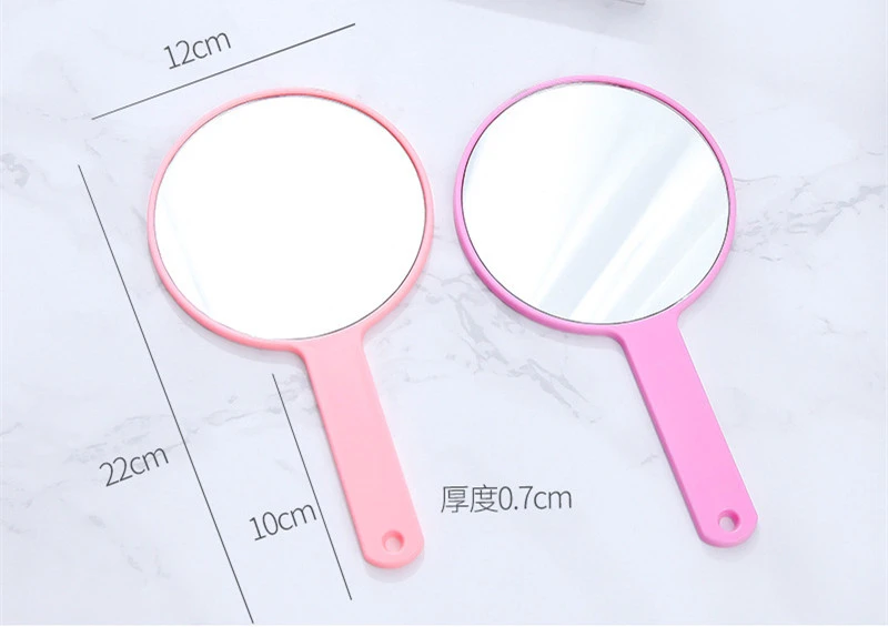 Spiegel косметическое зеркало для макияжа рукоять розовый макияж овальные круглые