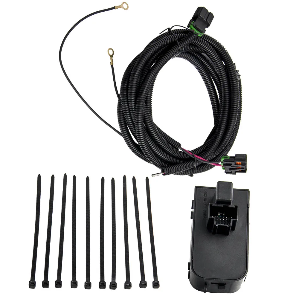 

MAXPEEDINGRODS Fit 2007-2014 For Chevy Silverado Fit 2007-2013 For GMC Sierra Fog Light Wiring Harness & Switch Black