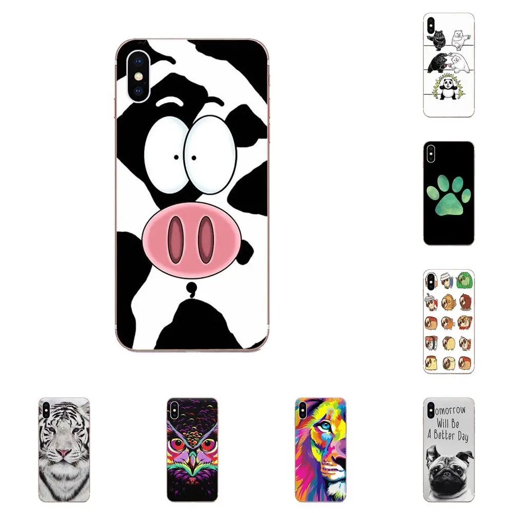 Милые животные слоны собака крутой Тигр мягкий хит продаж для Sony Xperia Z Z1 Z2 Z3 + Z4 Compact