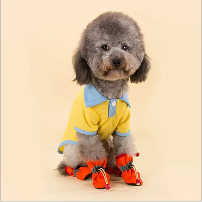 Теплая зимняя обувь Cachorro с противоскользящей подошвой для маленьких собак|Обувь