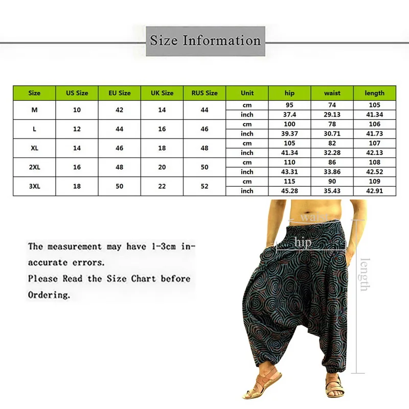 

2019 Men Harem Pants Baggy Hiphop Men Pantalon Hombre loose Trousers Wide Legs Ethnic Style Pants Casual Joggers Pants Men