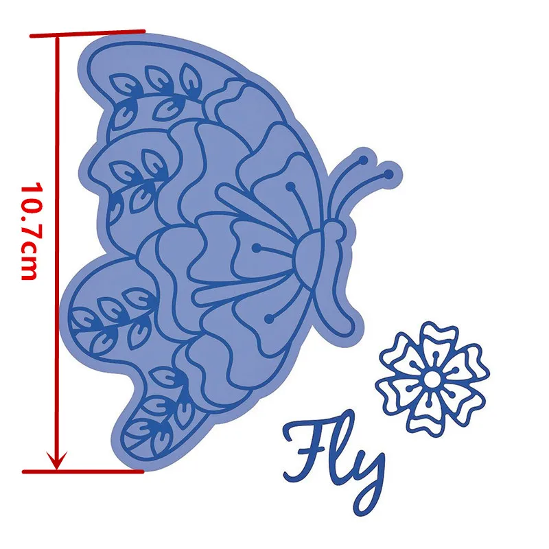 Летающая бабочка металлические режущие штампы с очаровательной бабочкой для