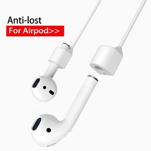 Ремешок для наушников Airpods TWS, 55 см, силиконовый шнурок для наушников Bluetooth силиконовый шнур-кабель