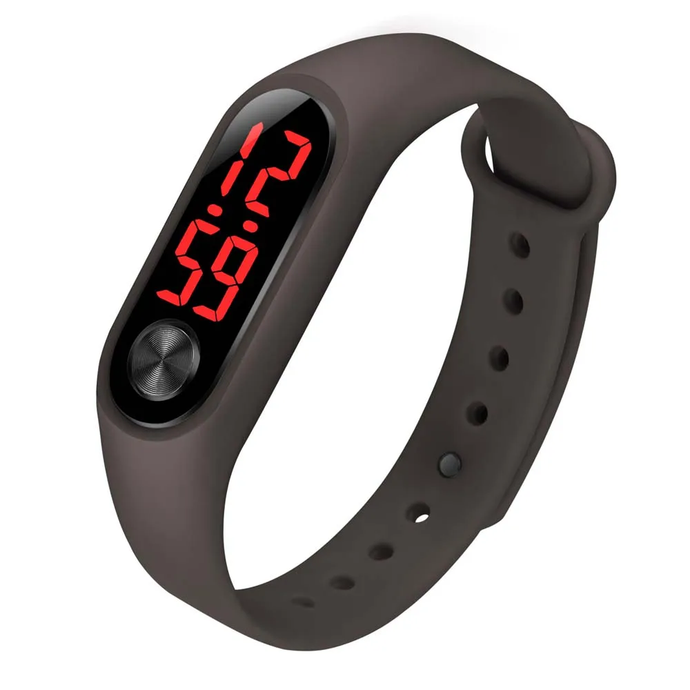 Электронные наручные часы для мужчин и женщин светодиодные цифровые мужские