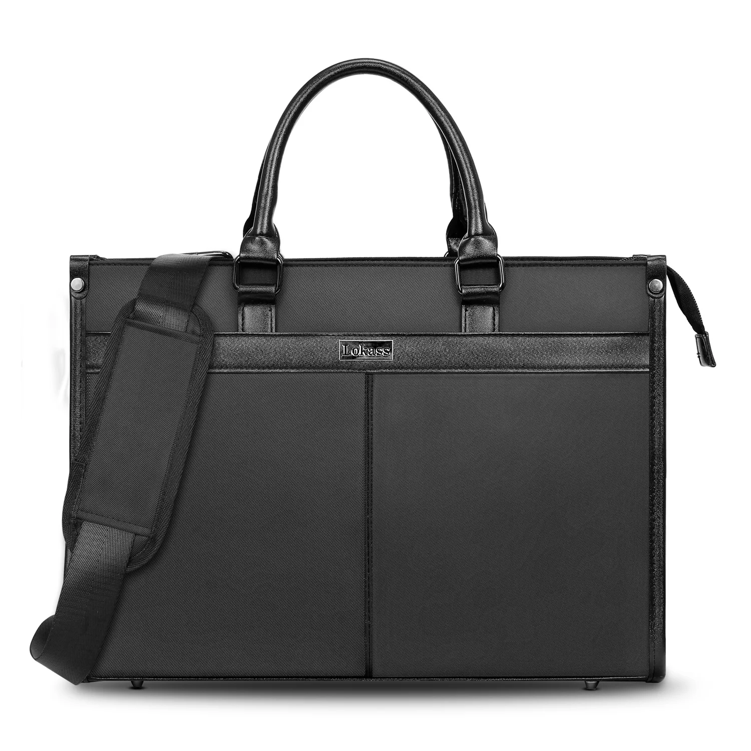 

Men's Briefcase Bag Men's Handbags Genuine Leather Laptop Bag Business Tote for Document Office Portable Laptop Shoulder Bag