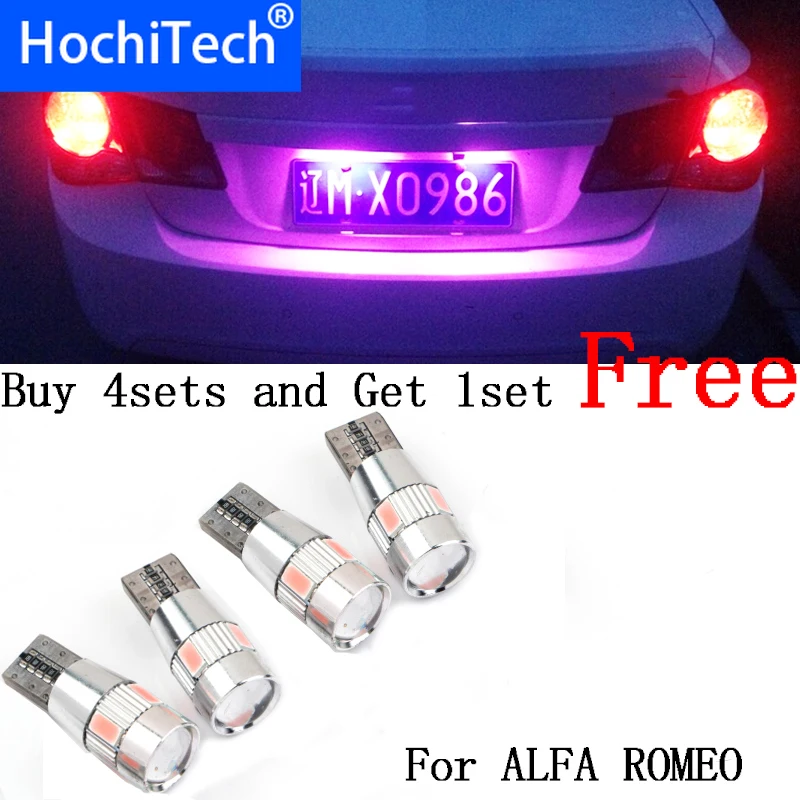1 шт безопасная T10 светильник 194 W5W светодиодный номерной знак s для ALFA ROMEO 145 146 147 155