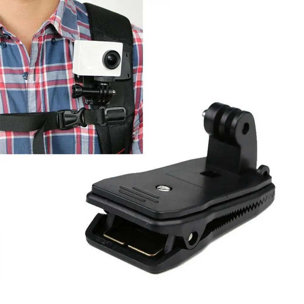 360 градусов Поворотный шляпа пояс зажимное Крепление зажим на рюкзак для