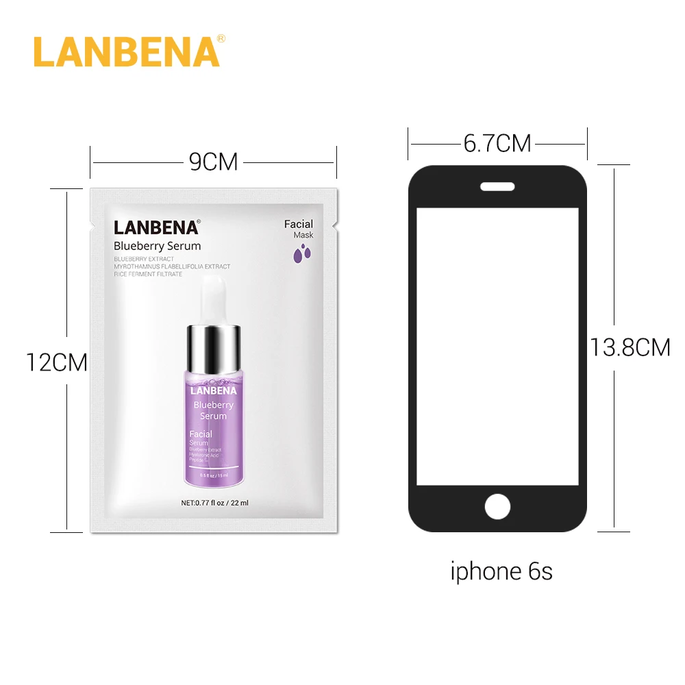 LANBENA уход за кожей Корейская маска для лица Золотая листовая пилинг Гиалуроновая