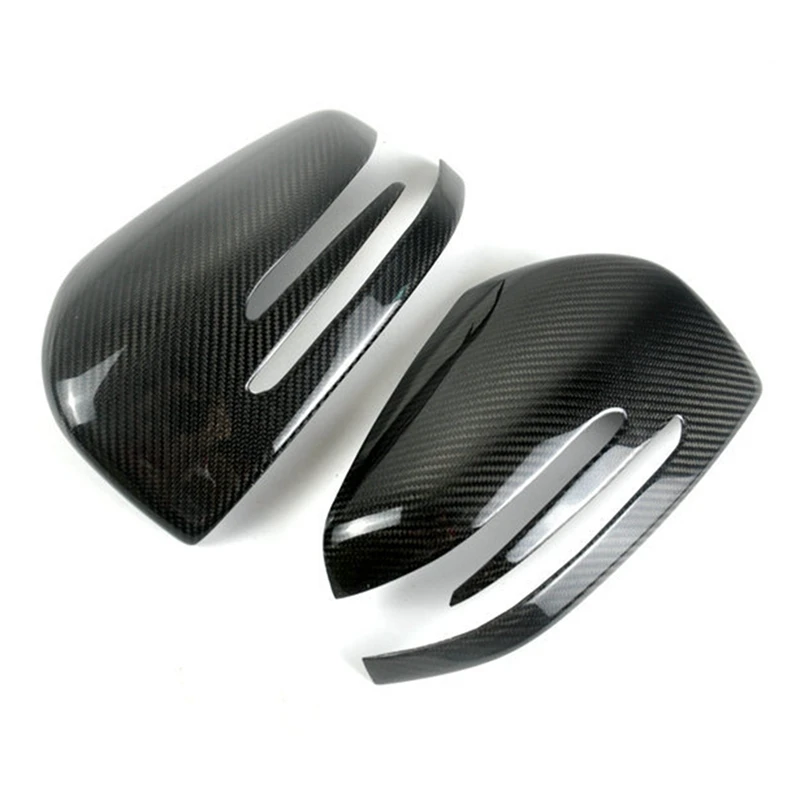 

Car Carbon Fiber Side Rearview Mirror Cap Cover Trim for Mercedes Benz ML GL 2013-2016 GLE GLS Class 2015-2017