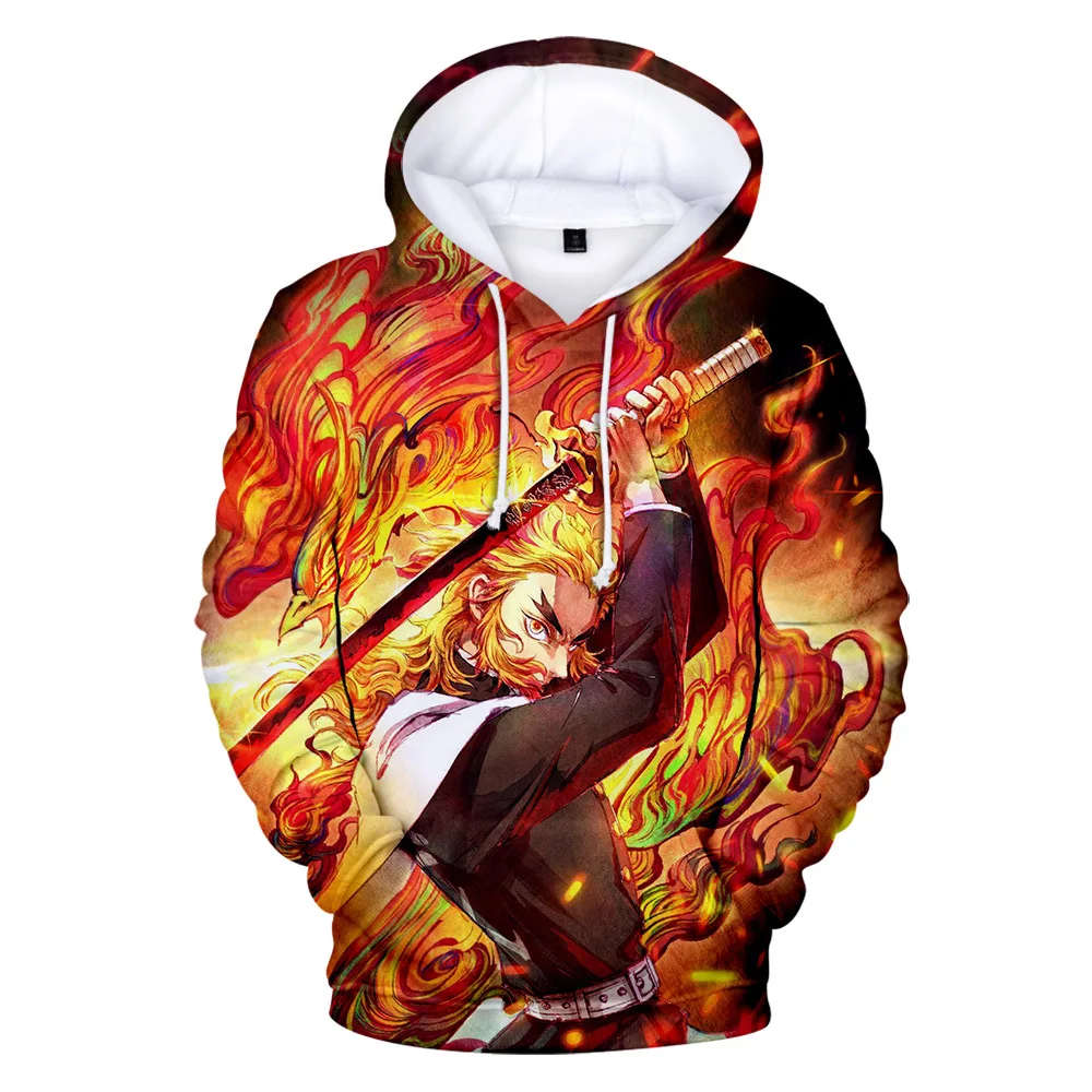 

2020 Anime 3D Demon Slayer Kimetsu No Yaiba Cosplay Costume Kamado Pullover Tanjirou Hoodie Sweatshirt Jacket Fashion Hoodie Top