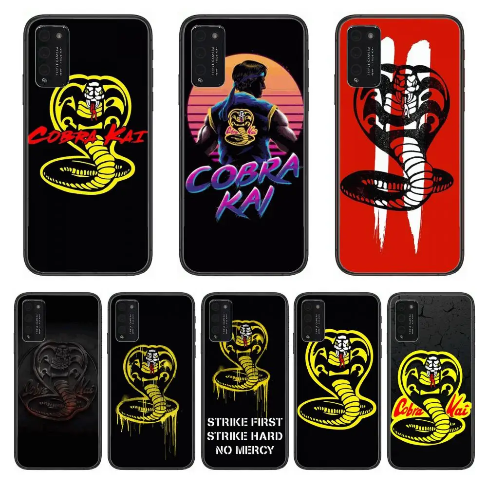 

Cobra Kai Case study Clear Phone Case For Huawei Honor 10 20 30 9 X Pro Lite V 5G RU Black Etui Coque Hoesjes Comic Fashion