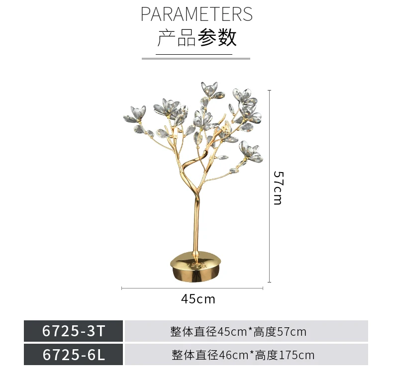 Art deco gold Crystal Floor Light LED standard lamp Luxury Bedroom reading study room table desk light Standing Lamp | Лампы и