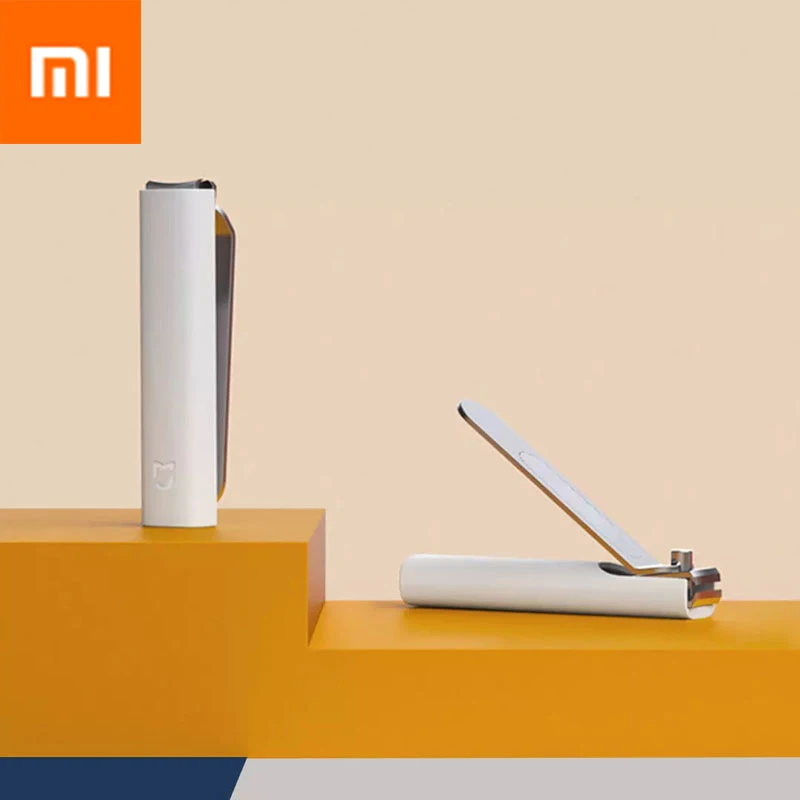 Кусачки для ногтей Xiaomi Mijia с защитой от брызг острые прочные Чехлы хранения из