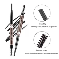 1pc semi permanent makeup tattoo supplies eyebrow penicl with brush long lasting natural eye brow pencils women cosmetic tools