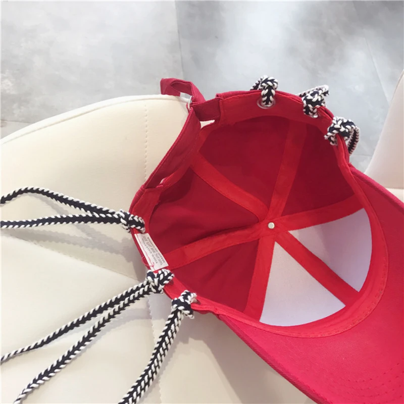 Новые модные весенне летние бейсболки Snapback черного и красного цвета из хлопка