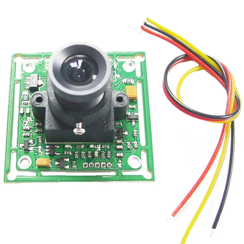 

480 Line Pure Black and White Image CCD Module Industrial Camera Module with Lens Connecting Line DC12V
