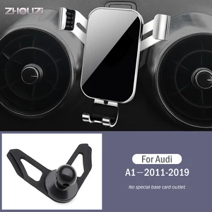 car mobile phone holder special air vent mounts stand gps gravity navigation bracket for audi a1 2011 2019 car accessories free global shipping