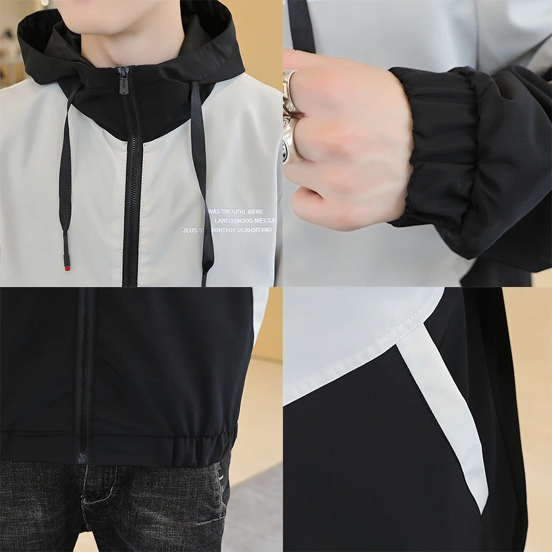 Куртка карго мужская с принтом модное повседневное пальто капюшоном верхняя