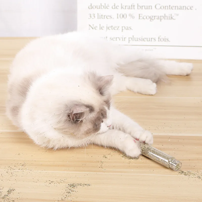 Игрушка для кошек листья мяты стимулирующий аппетит кошки бутилированный