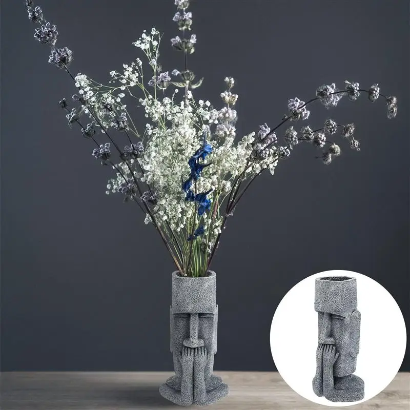 1Pc Sculpture Modeling Vase Artistic Flower Home Creative Adornment | Дом и сад