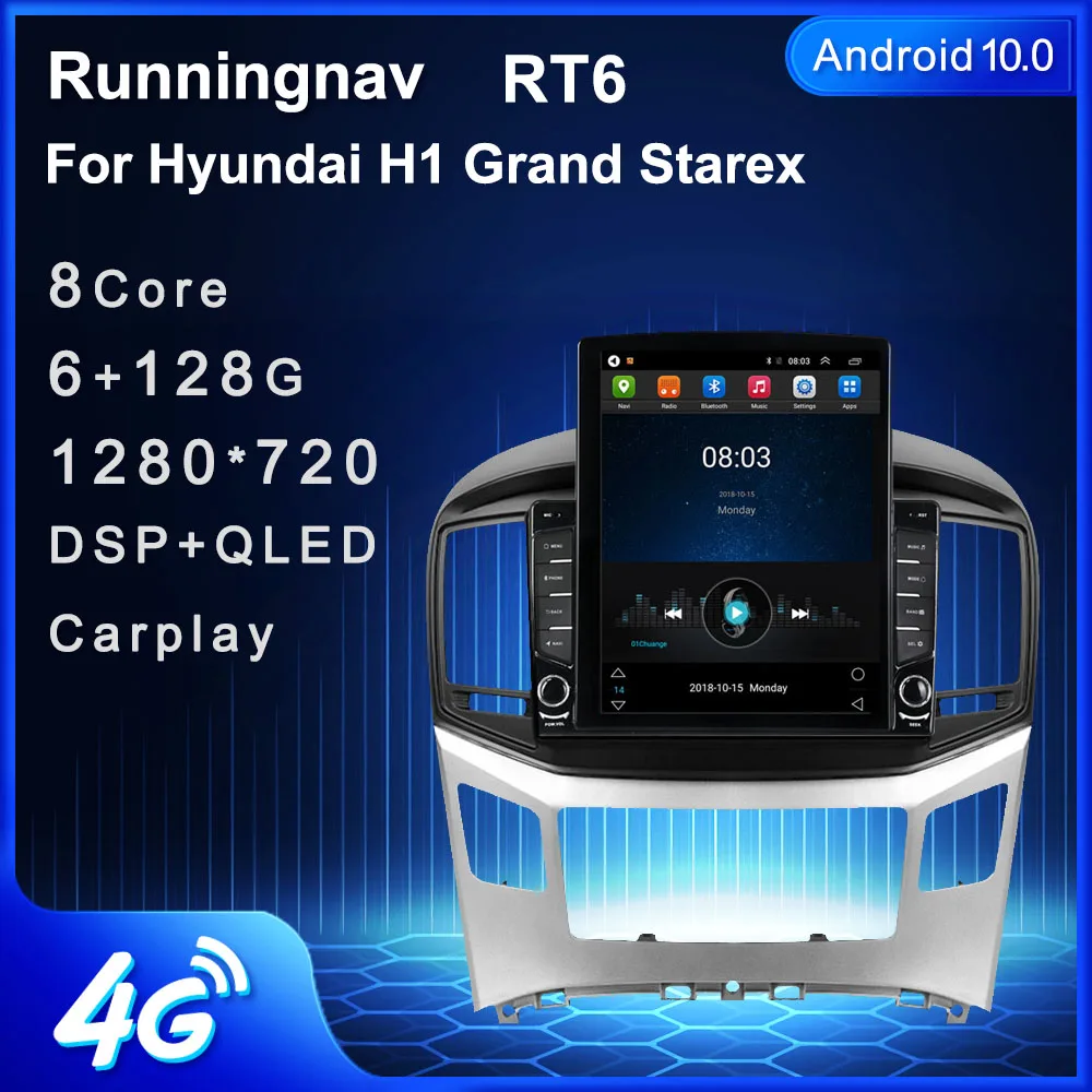 

9.7" Android 10.1 For Hyundai H1 Grand Starex Tesla Type Car Radio Multimedia Video Player Navigation GPS RDS no dvd