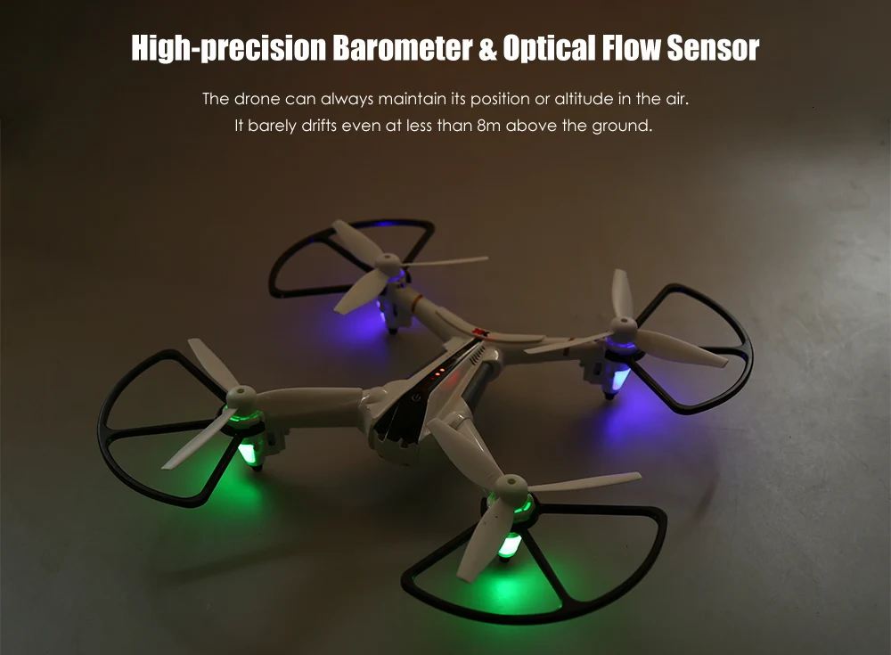Дрон XK X300-F RTF 5,8G FPV 720P HD 2,4 GHz 8CH 6-axis Gyro оптическое позиционирование потока воздушный пресс удержание высоты