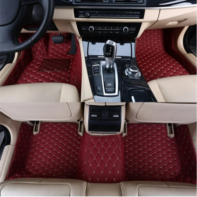 

Custom special car floor mats for Chrysler Grand Voyager 7 seats 2016-2001 waterproof carpets for Grand Voyager 2008