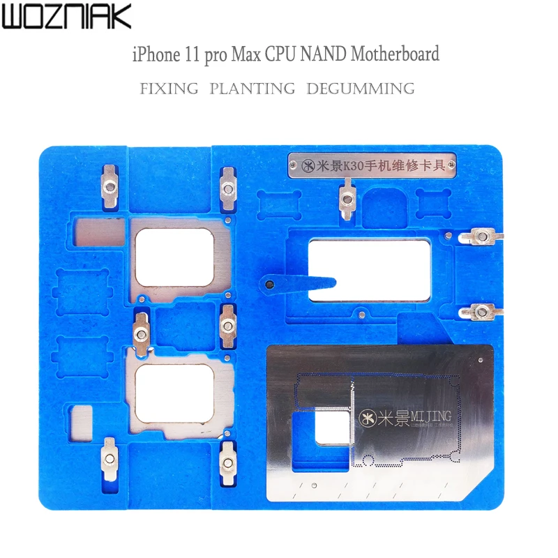Mijing K30 телефон паяльная арматура материнская плата ремонт джиг для iPhone 11 pro Max CPU NAND