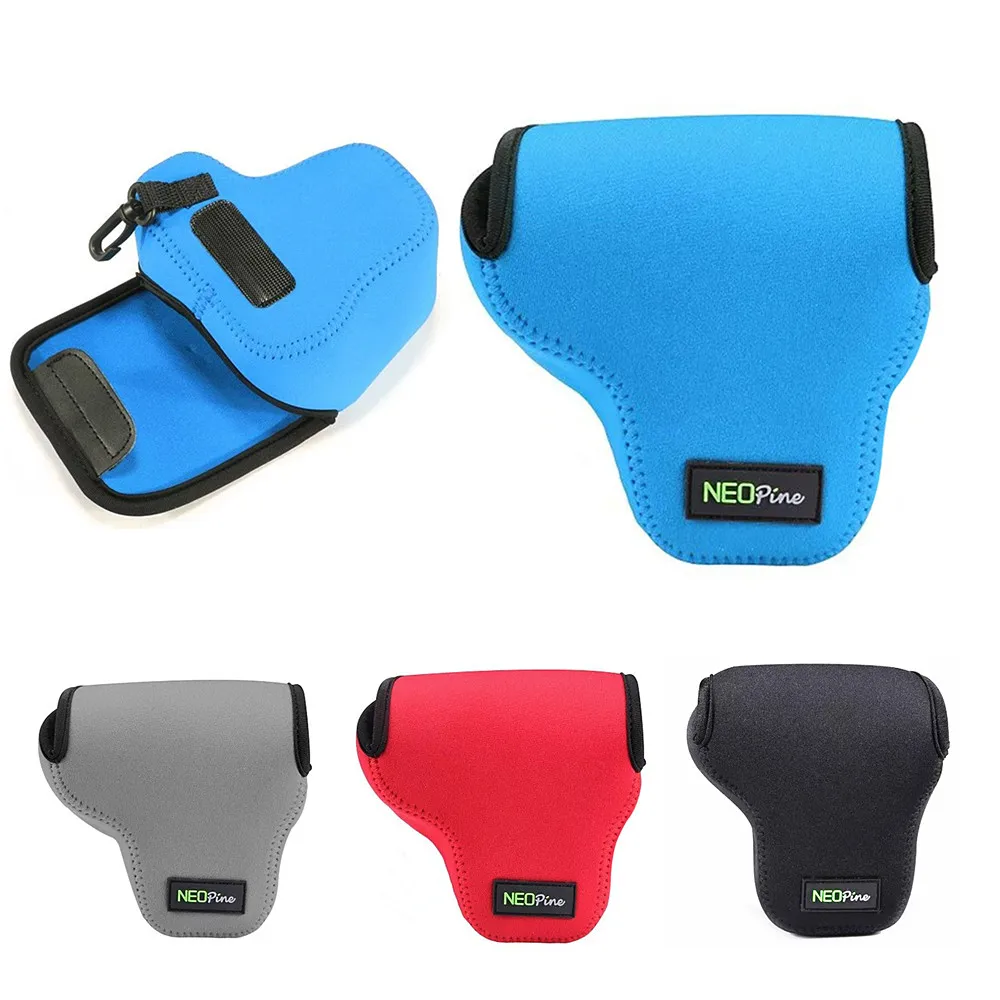 Портативный неопреновый мягкий чехол для камеры Canon EOS M200 M10 M100 M6 M3 с объективом 15 45