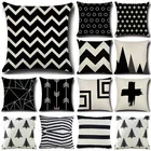 Декоративная наволочка в скандинавском стиле для дивана из хлопка и льна