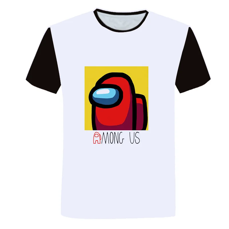 

Summer Among Us T-Shirt For Children Boys Girls 3D Cartoon Printed Short Sleeve Tee Kids Clothes Happy Birthday Tshirt Gift 2020